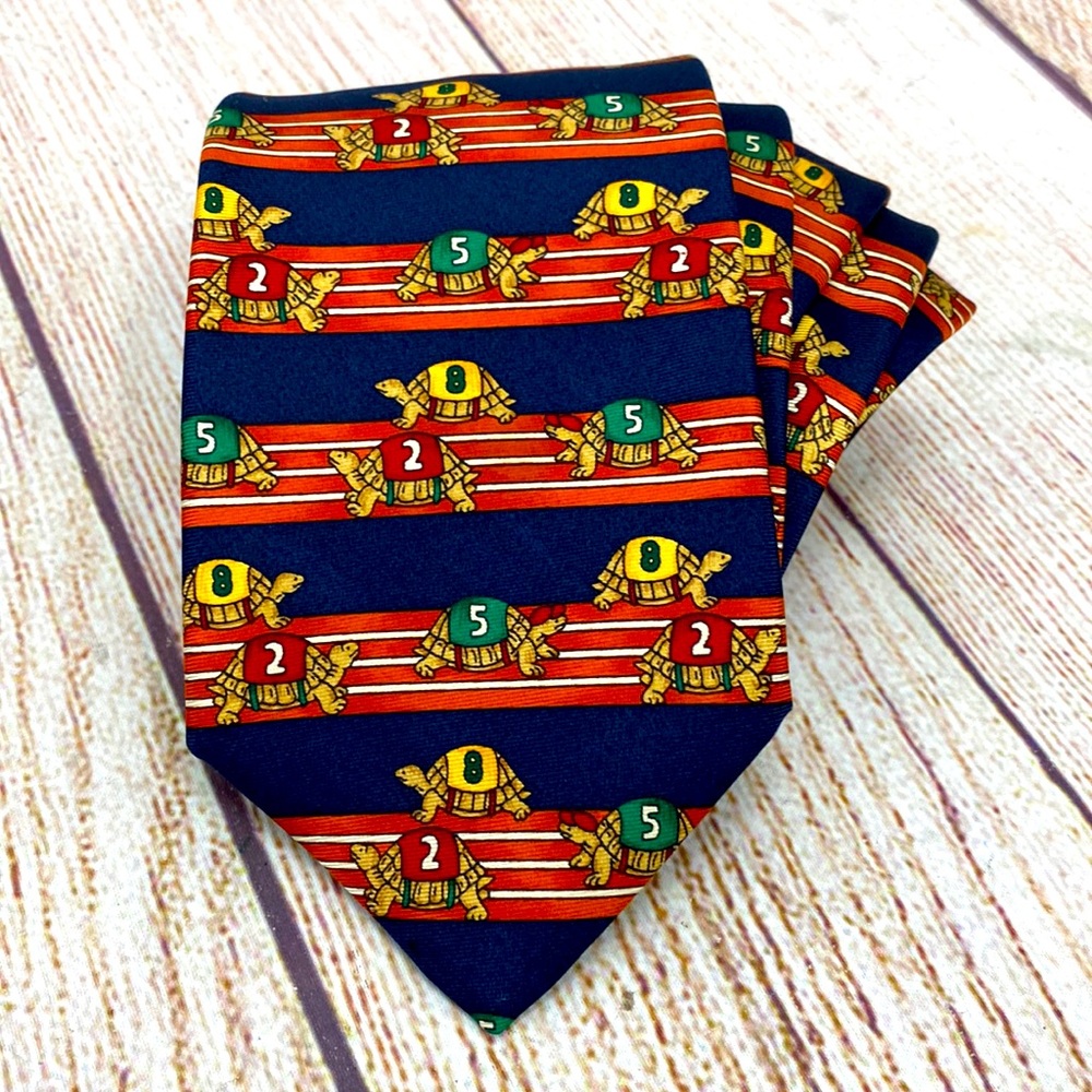 Brooks Brothers Turtle Racing Mens Tie